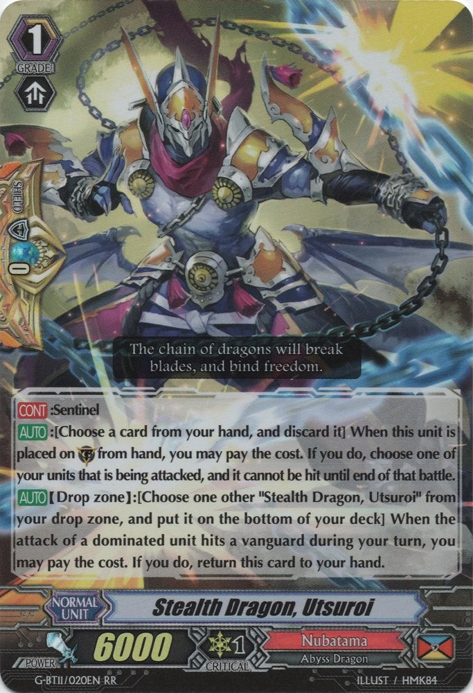 Image of Stealth Dragon, Utsuroi (G-BT11/020EN) [Demonic Advent]