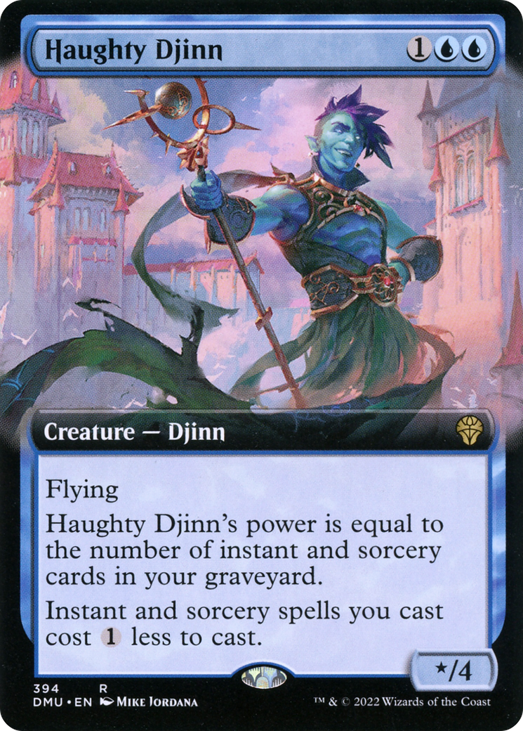 Image of Haughty Djinn (Extended Art) [Dominaria United]