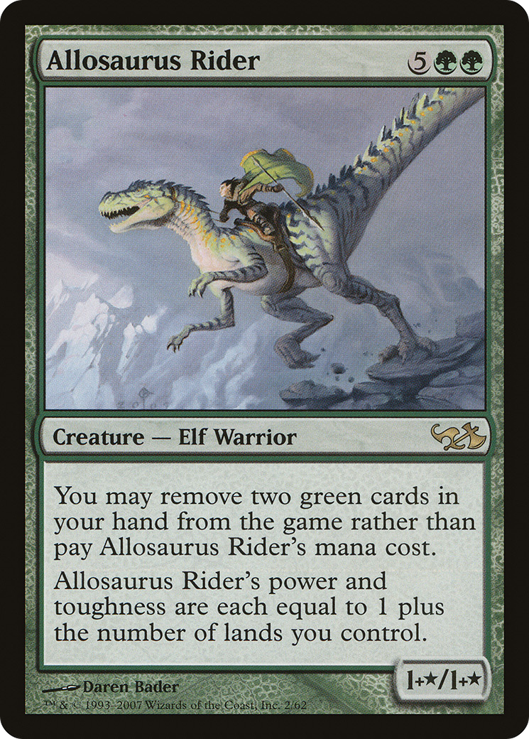 Image of Allosaurus Rider [Duel Decks: Elves vs. Goblins]