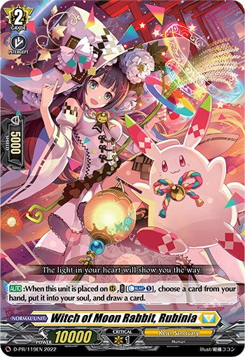 Image of Witch of Moon Rabbit, Rubinia (D-PR/119EN) [D Promo Cards]