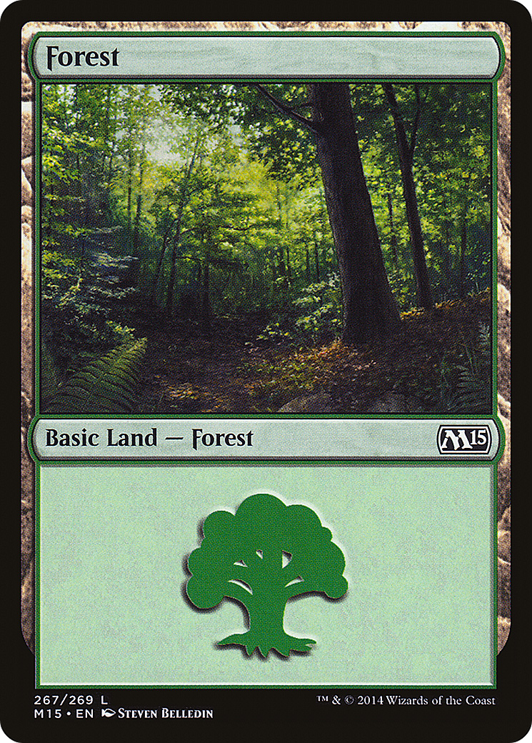 Image of Forest (267) [Magic 2015]