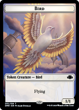 Image of Elephant // Bird Double-Sided Token [Dominaria Remastered Tokens]