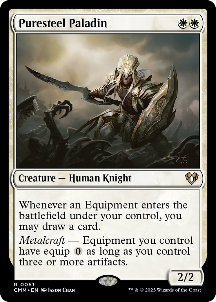 Image of Puresteel Paladin [Commander Masters]