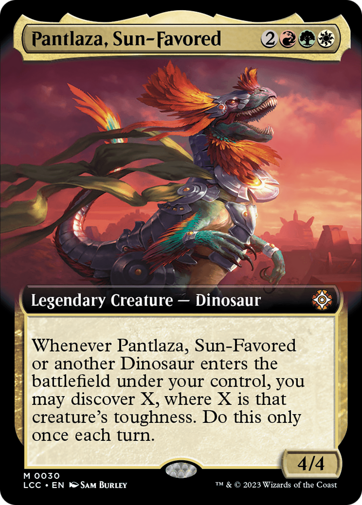 Image of Pantlaza, Sun-Favored (Extended Art) [The Lost Caverns of Ixalan Commander]