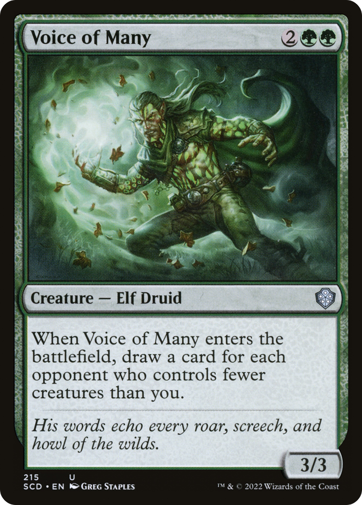 Image of Voice of Many [Starter Commander Decks]