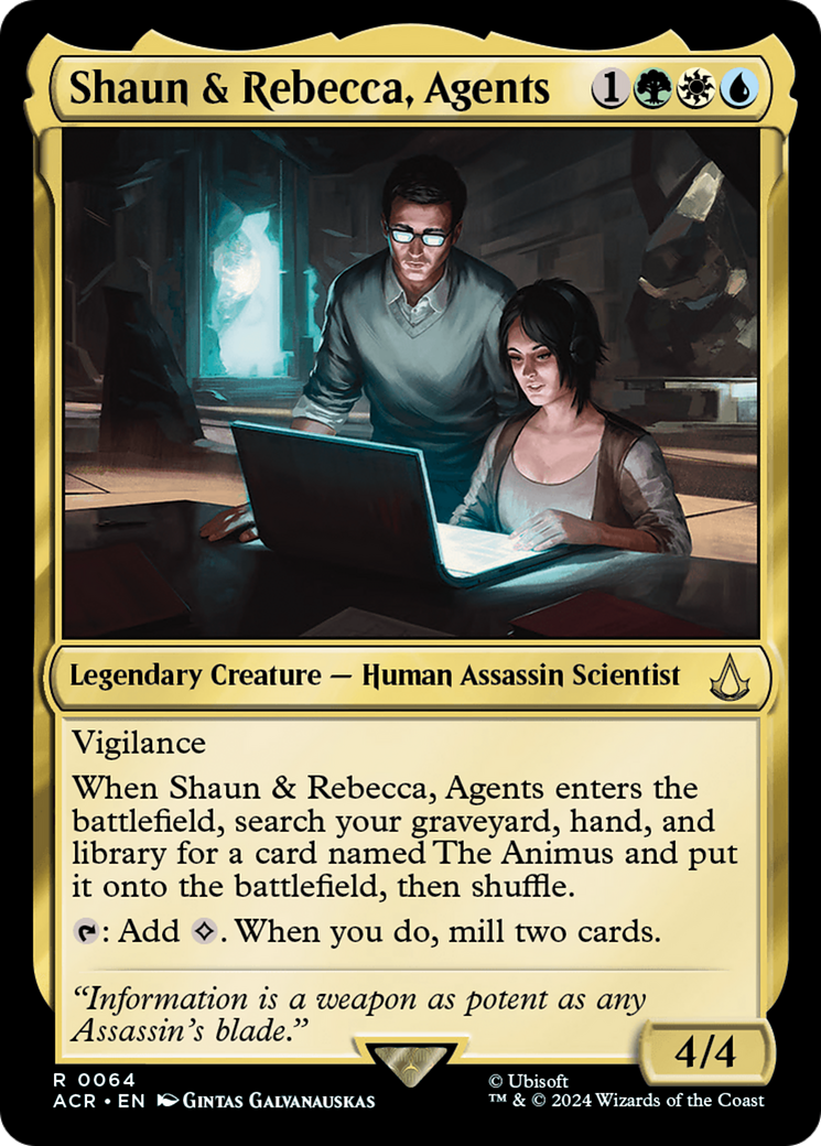 Image of Shaun & Rebecca, Agents [Assassin's Creed]