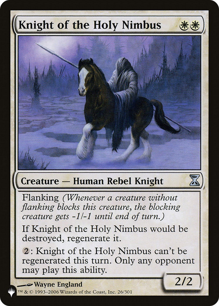 Image of Knight of the Holy Nimbus [The List]