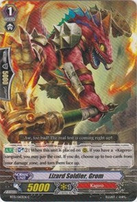 Image of Lizard Soldier, Grom (BT15/063EN) [Infinite Rebirth]