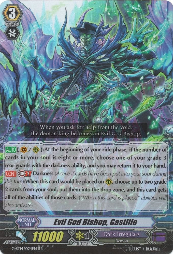 Image of Evil God Bishop, Gastille (G-BT14/024EN) [Divine Dragon Apocrypha]