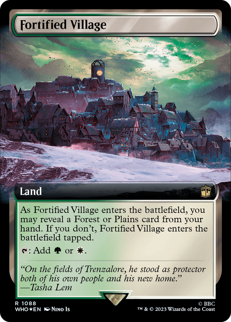 Image of Fortified Village (Extended Art) (Surge Foil) [Doctor Who]