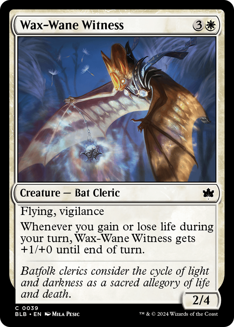 Image of Wax-Wane Witness [Bloomburrow]