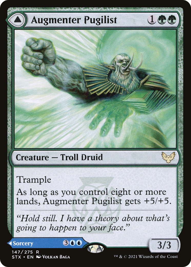 Image of Augmenter Pugilist // Echoing Equation [Strixhaven: School of Mages]