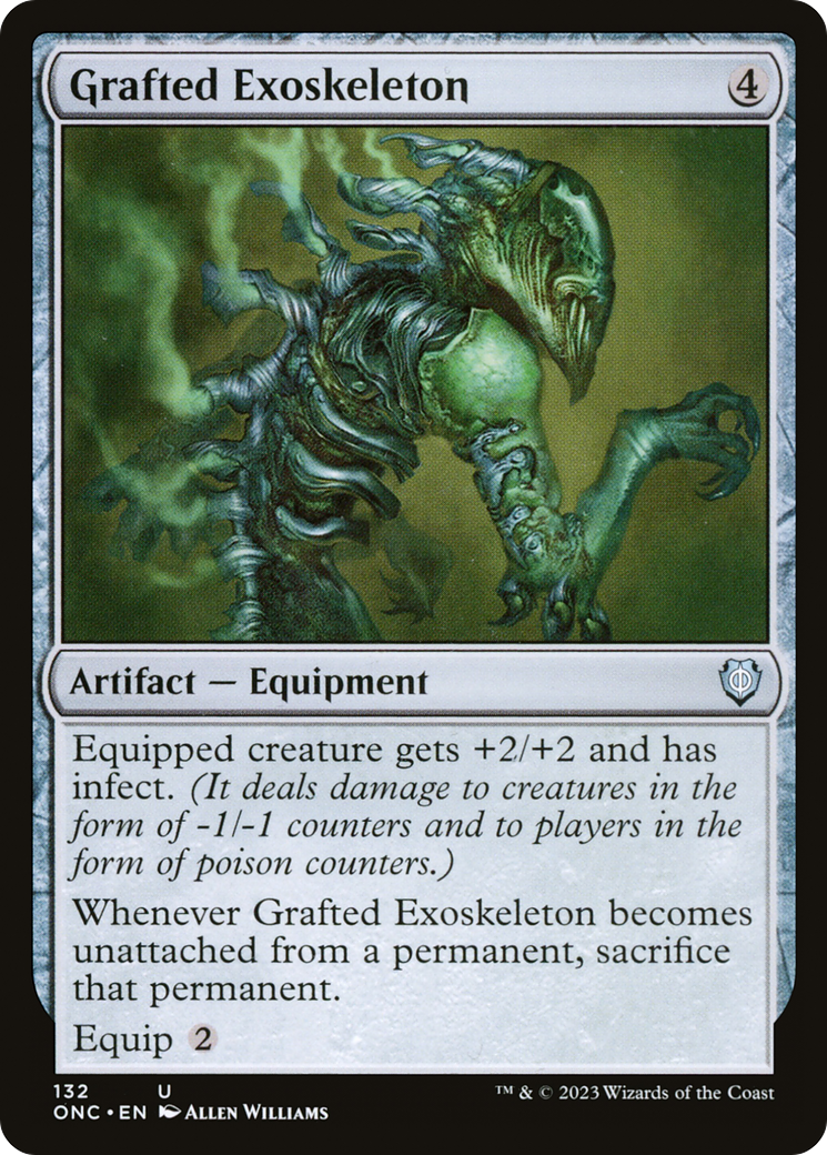 Image of Grafted Exoskeleton [Phyrexia: All Will Be One Commander]
