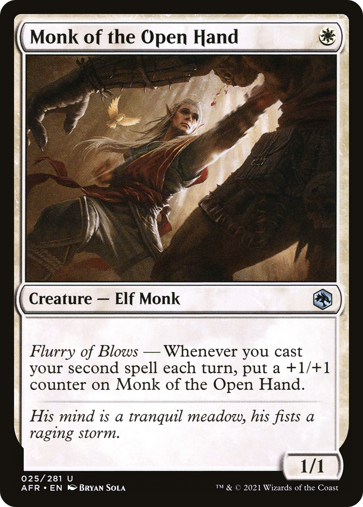Image of Monk of the Open Hand [Dungeons & Dragons: Adventures in the Forgotten Realms]
