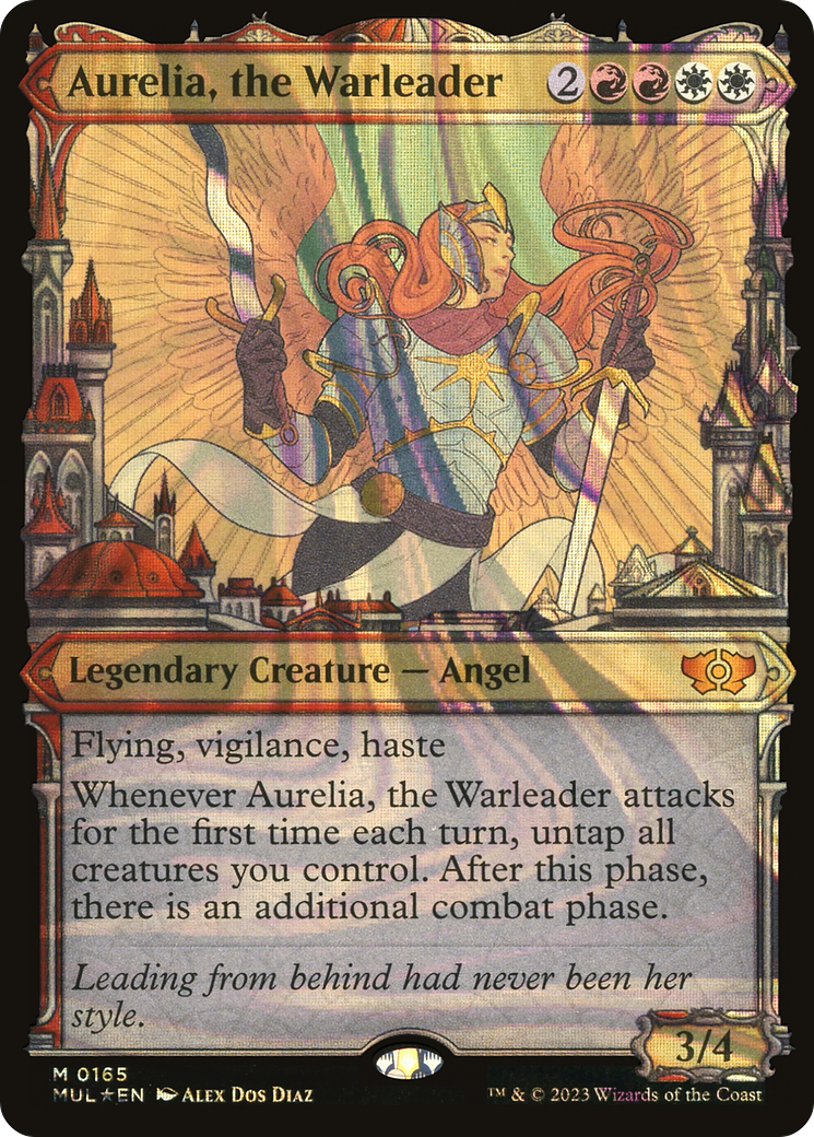 Image of Aurelia, the Warleader (Halo Foil) [Multiverse Legends]