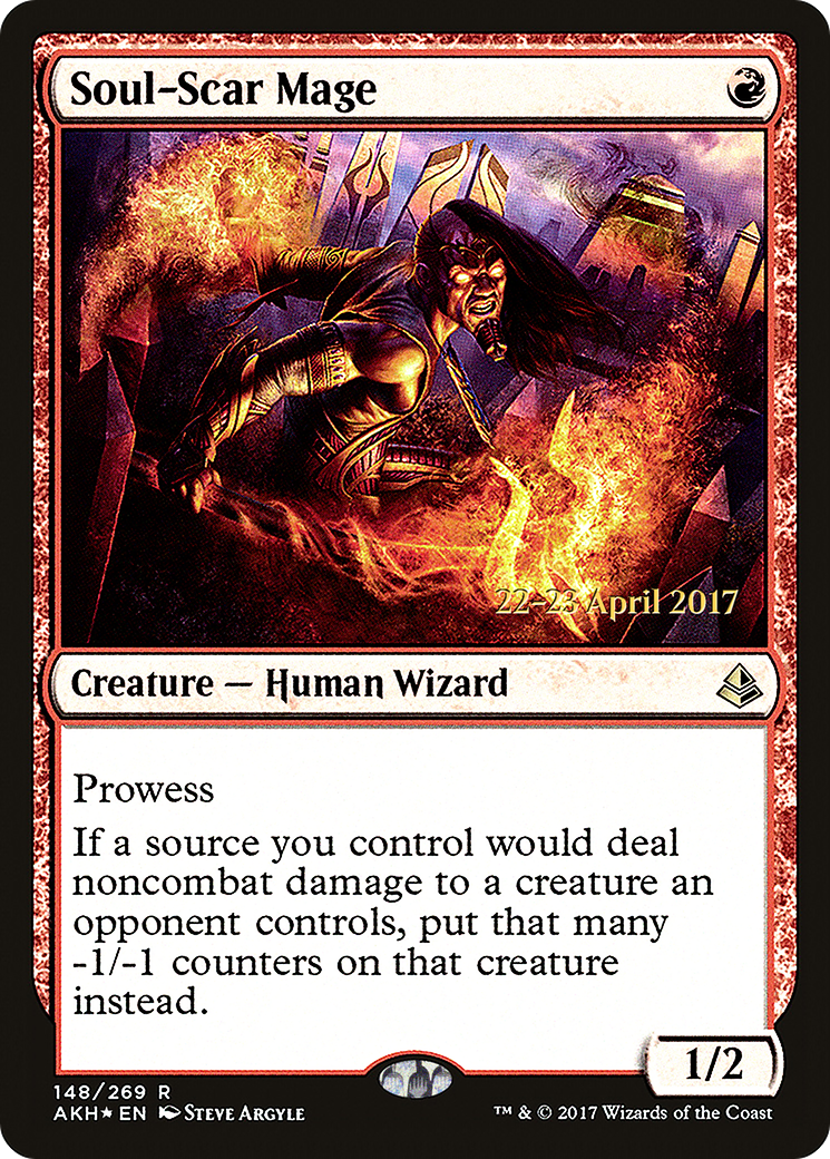 Image of Soul-Scar Mage [Amonkhet Prerelease Promos]