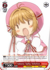 Image of Sakura: Spiky Solution (CCS/WX01-T14 TD) [Cardcaptor Sakura: Clear Card]