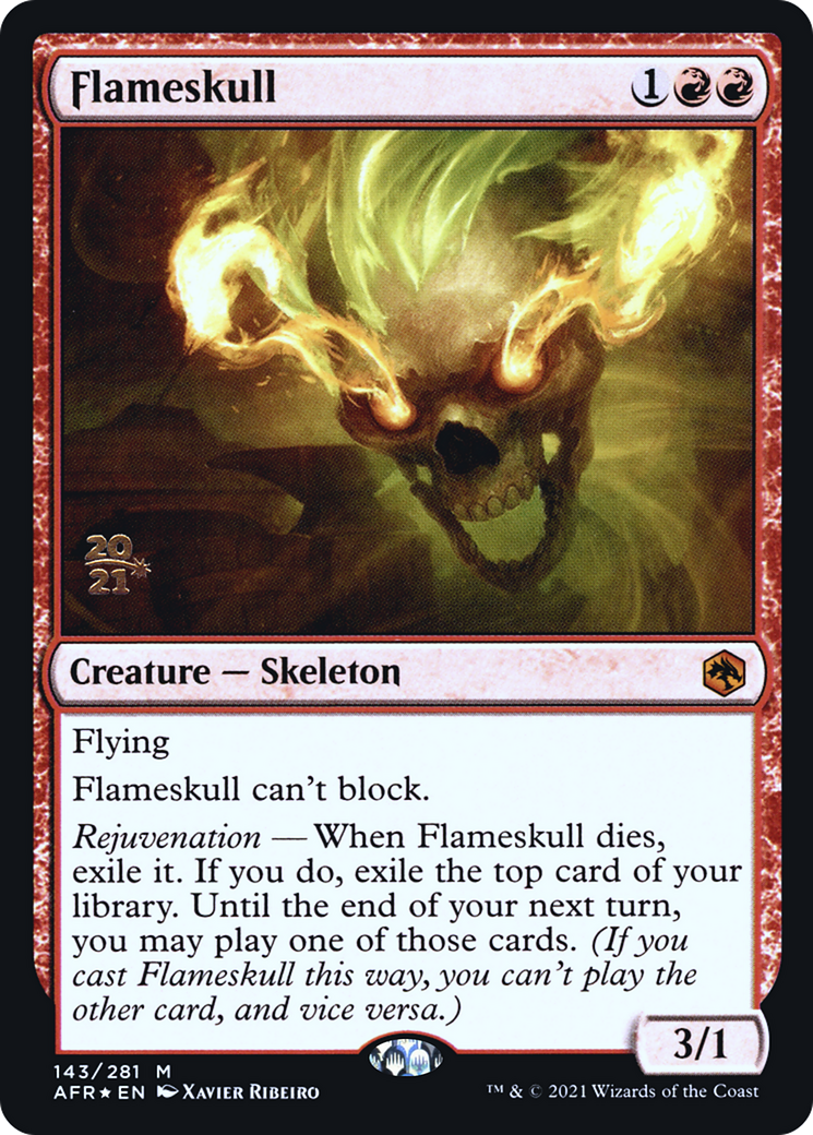 Image of Flameskull [Dungeons & Dragons: Adventures in the Forgotten Realms Prerelease Promos]