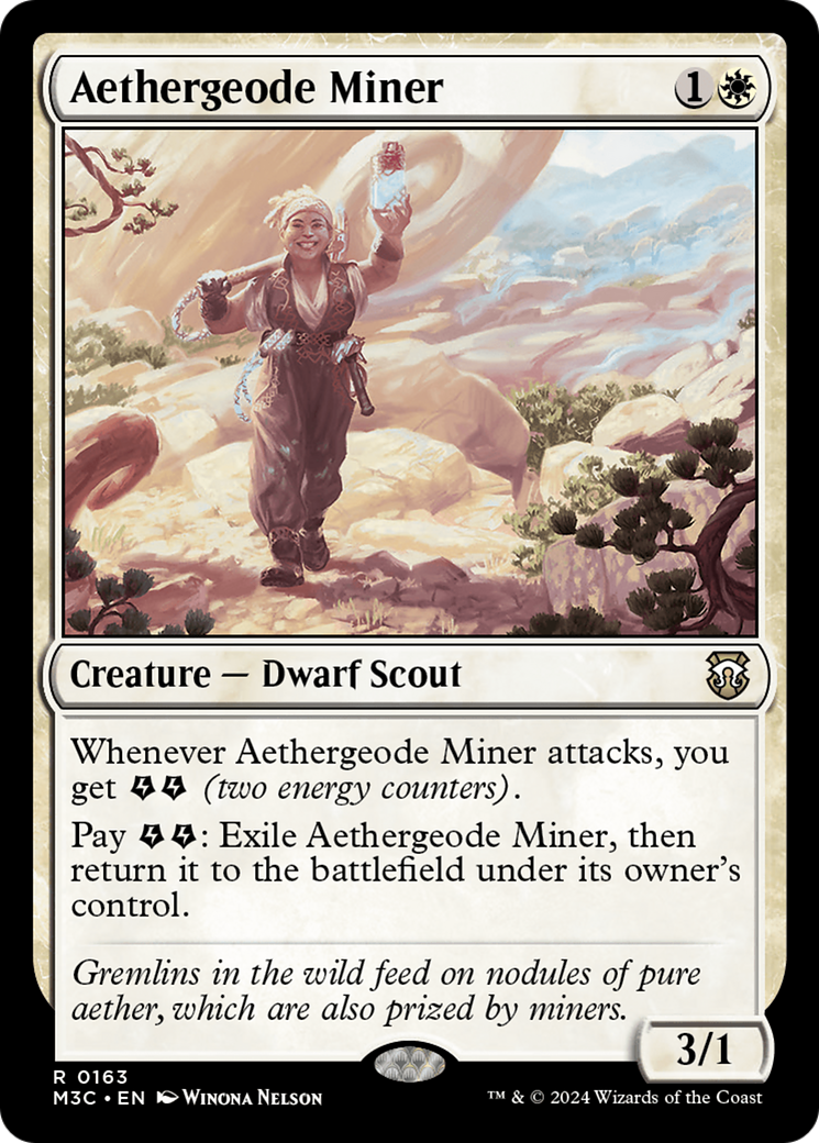 Image of Aethergeode Miner [Modern Horizons 3 Commander]