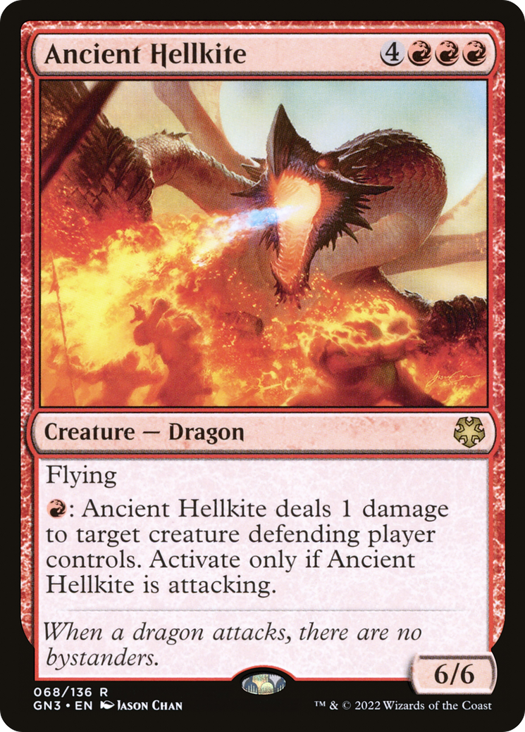 Image of Ancient Hellkite [Game Night: Free-for-All]
