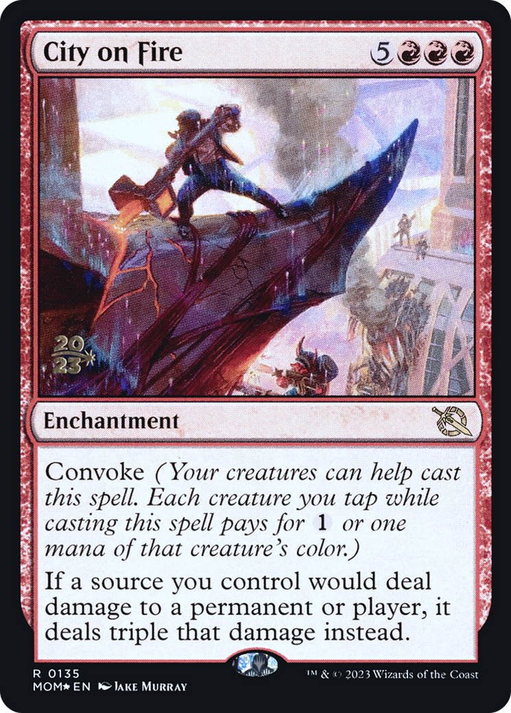 Image of City on Fire [March of the Machine Prerelease Promos]