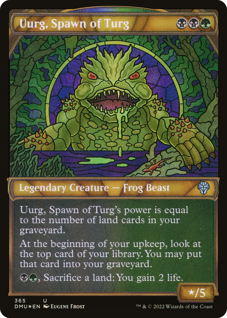 Image of Uurg, Spawn of Turg (Showcase Textured) [Dominaria United]