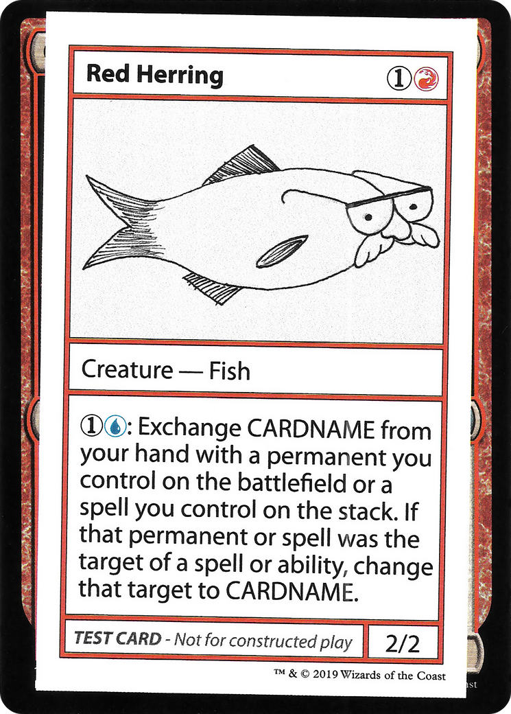 Image of Red Herring (2021 Edition) [Mystery Booster Playtest Cards]