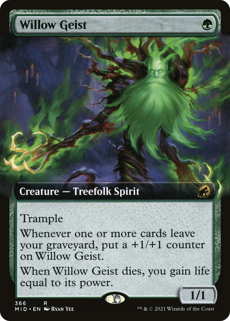 Image of Willow Geist (Extended Art) [Innistrad: Midnight Hunt]