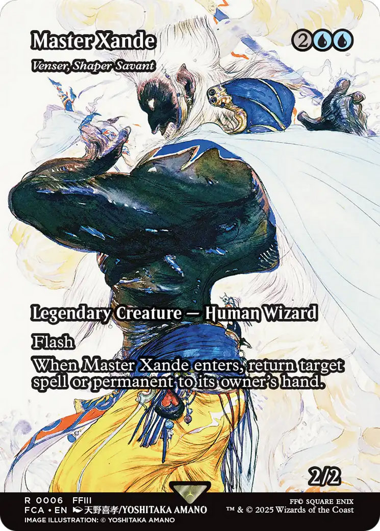 Image of Master Xande - Venser, Shaper Savant (Showcase) [FINAL FANTASY : Through the Ages]