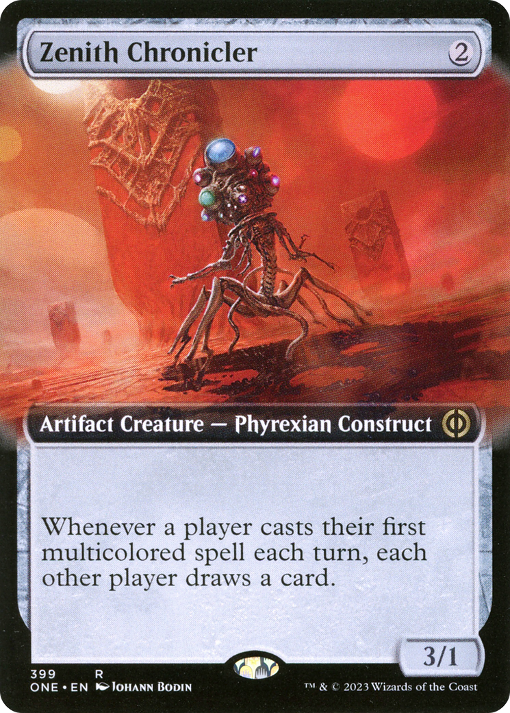 Image of Zenith Chronicler (Extended Art) [Phyrexia: All Will Be One]
