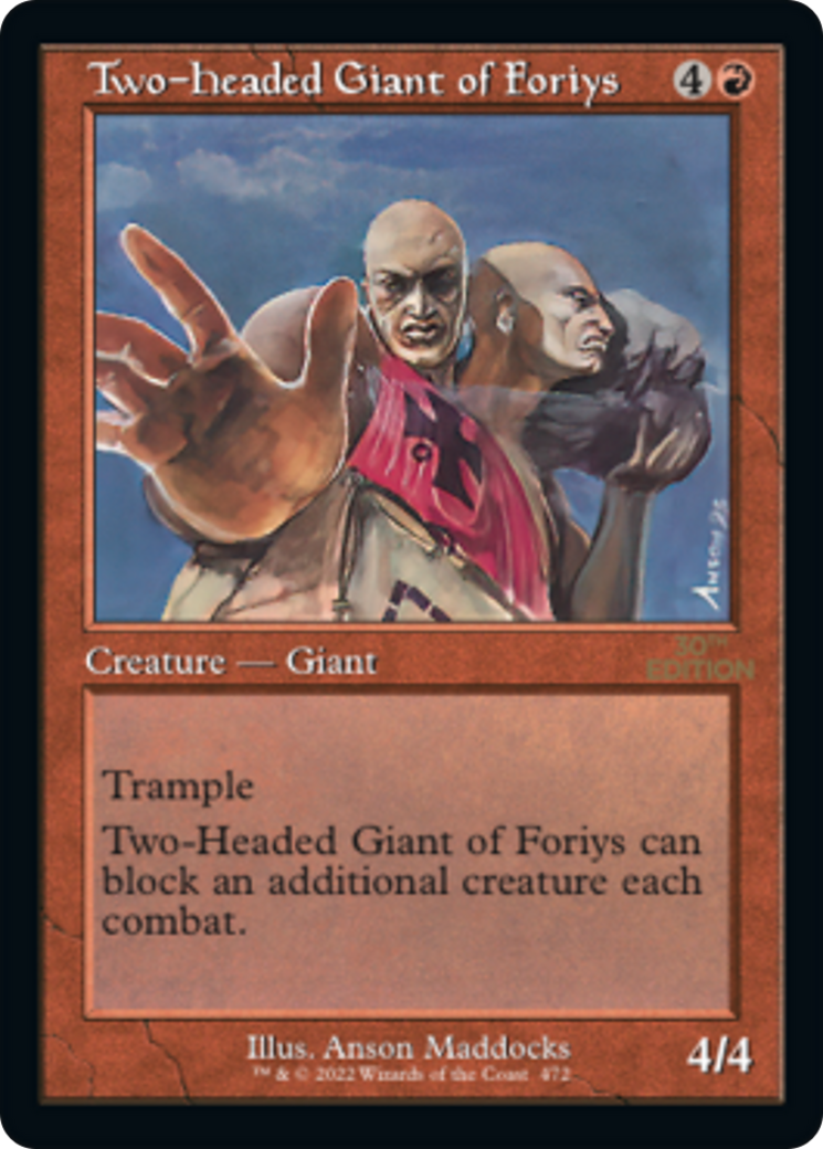 Image of Two-Headed Giant of Foriys (Retro) [30th Anniversary Edition]