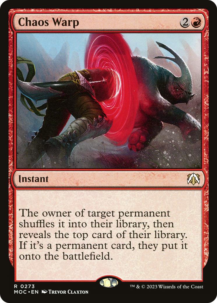 Image of Chaos Warp [March of the Machine Commander]