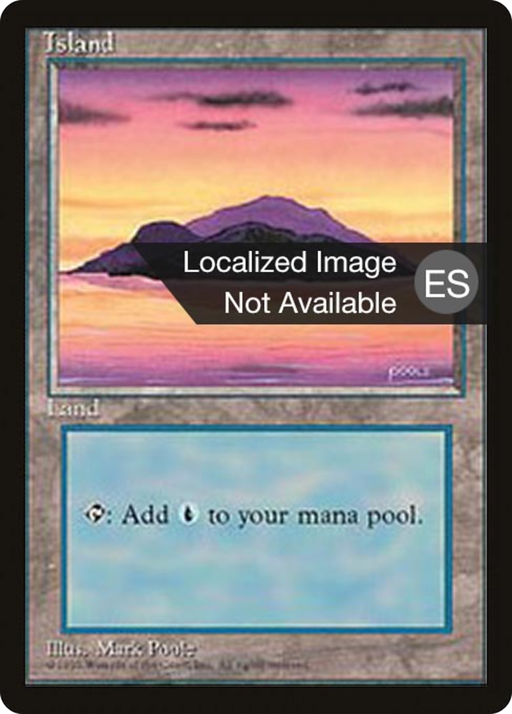 Image of Island (A) [Fourth Edition (Foreign Black Border)]