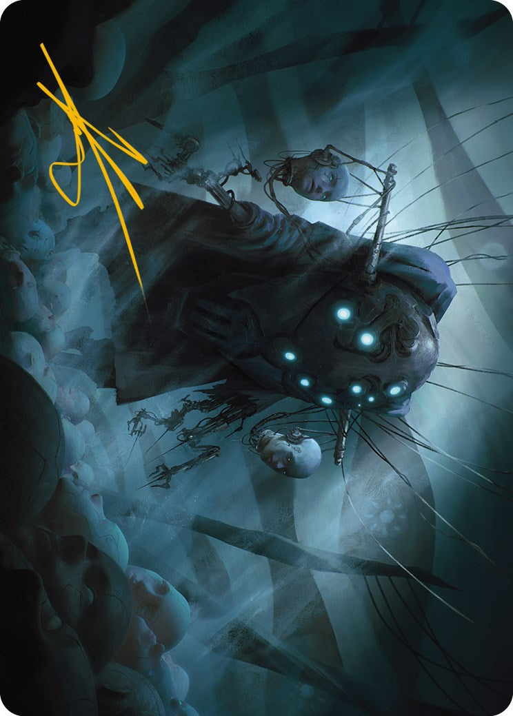 Image of Meldweb Curator Art Card (Gold-Stamped Signature) [Phyrexia: All Will Be One Art Series]