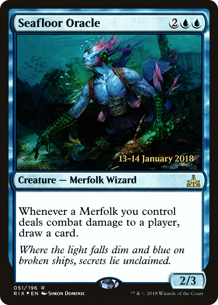 Image of Seafloor Oracle [Rivals of Ixalan Prerelease Promos]