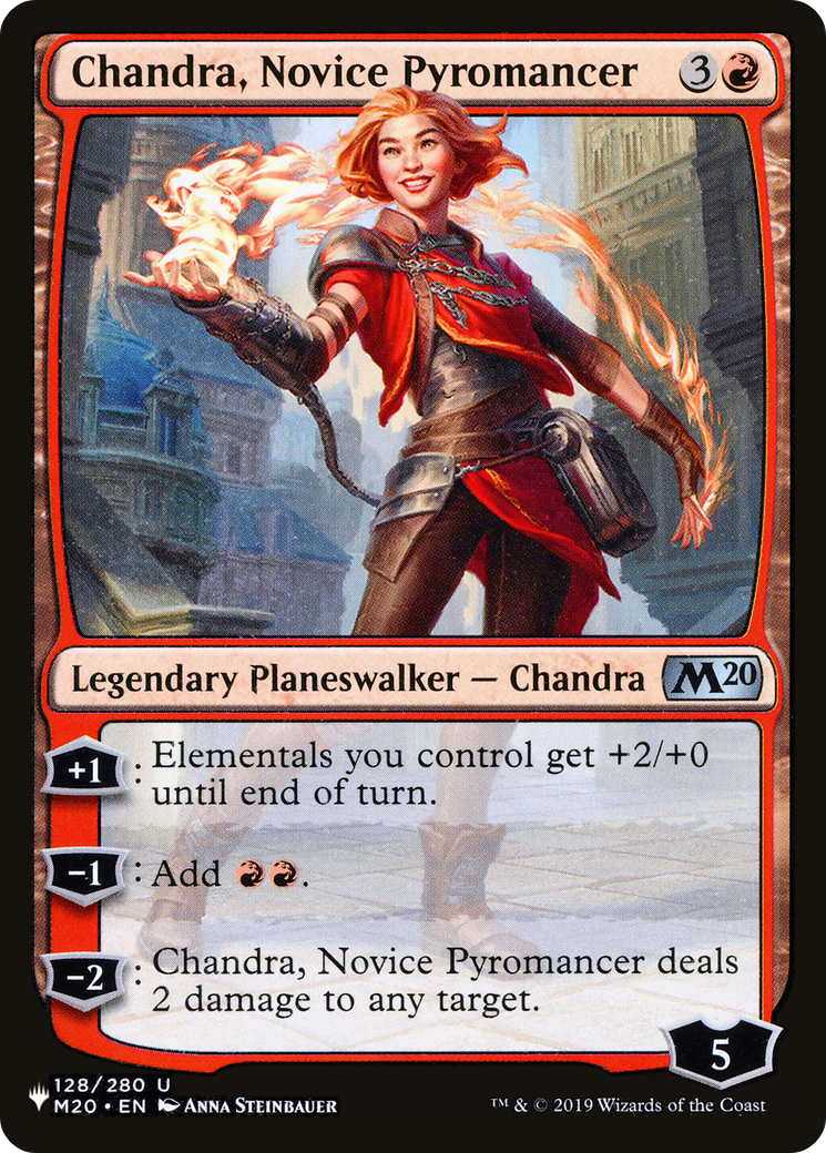 Image of Chandra, Novice Pyromancer [The List]
