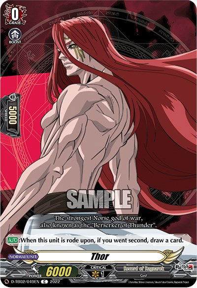 Image of Thor (D-TB02/049EN) [Record of Ragnarok]