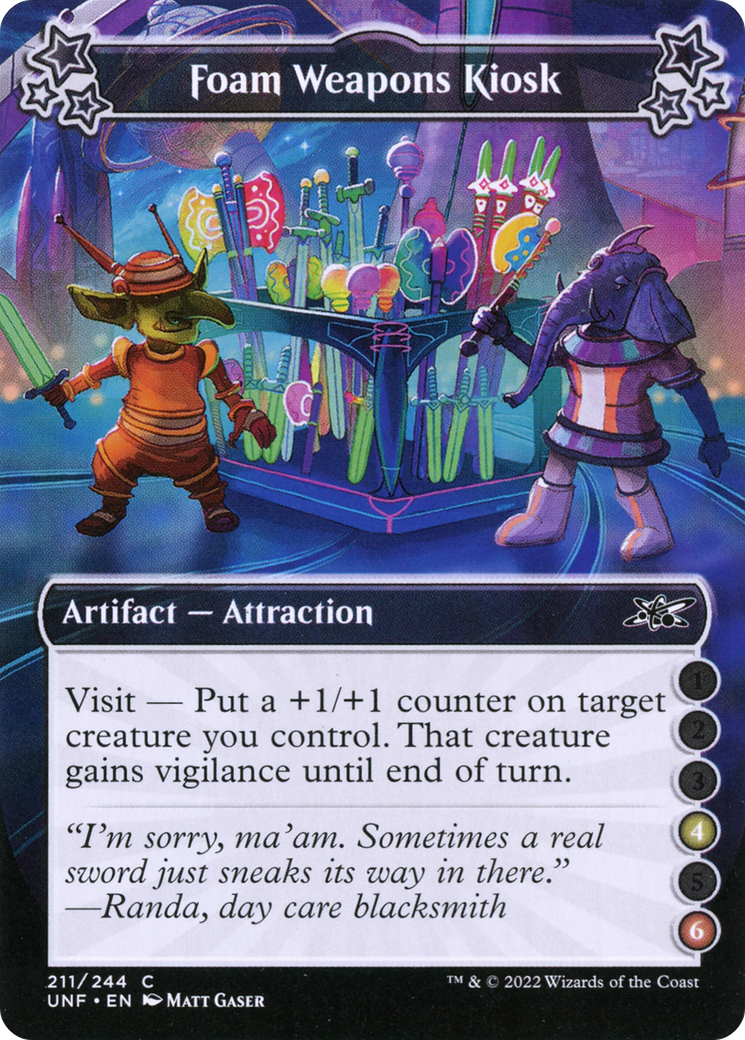 Image of Foam Weapons Kiosk (4-6) [Unfinity]