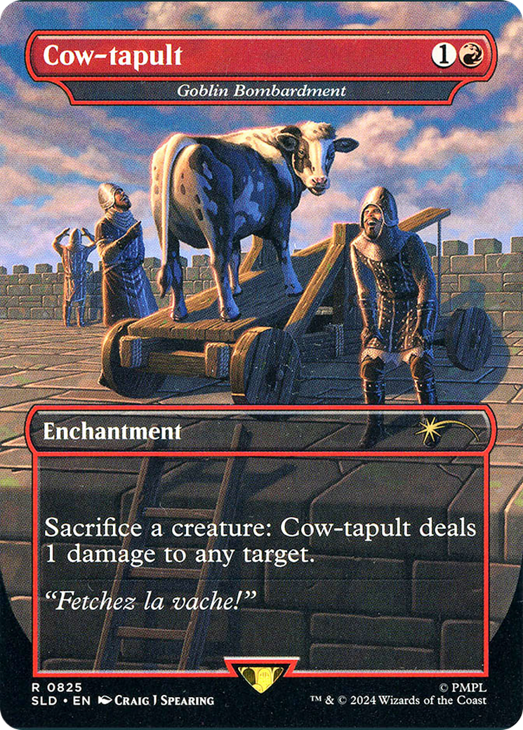Image of Cow-tapult - Goblin Bombardment [Secret Lair Drop Series]