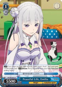 Image of Peaceful Life, Emilia (RZ/S46-E077 U) [Re:ZERO]