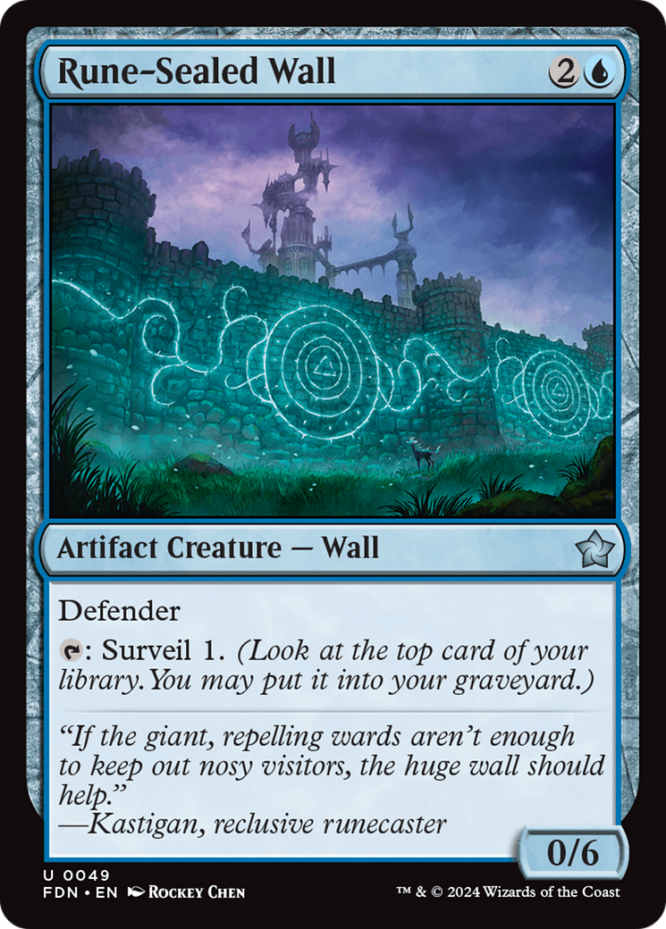 Image of Rune-Sealed Wall [Foundations]