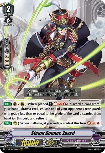 Image of Steam Gunner, Zayed (V-SS07/058EN) [Clan Selection Plus Vol.1]