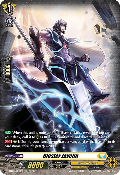 Image of Blaster Javelin (D-BT02/SP38EN) [A Brush with the Legends]