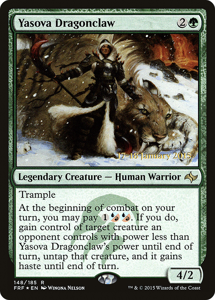 Image of Yasova Dragonclaw [Fate Reforged Prerelease Promos]