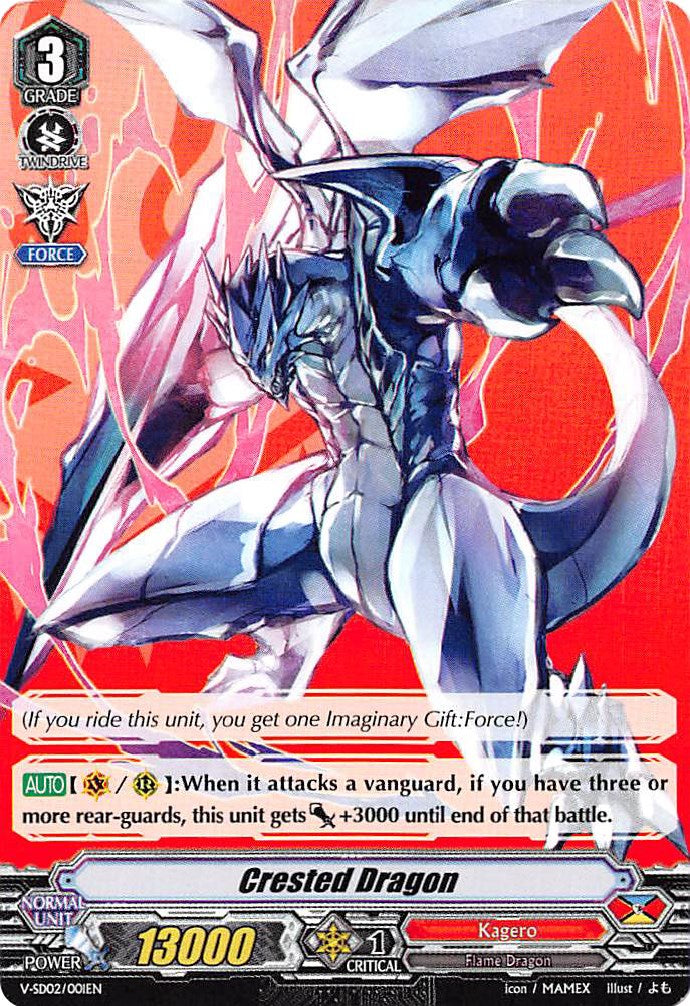 Image of Crested Dragon (V-SD02/001EN) [2018 Free Experience Deck 