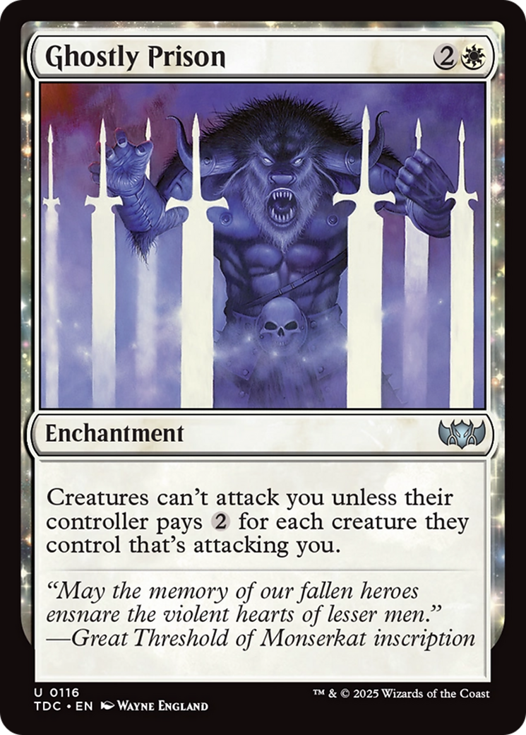 Image of Ghostly Prison [Tarkir: Dragonstorm Commander]