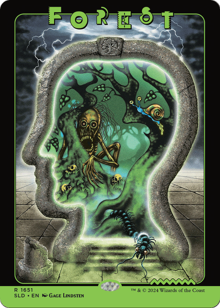 Image of Forest (SLD-1651) - Secret Lair Drop Foil