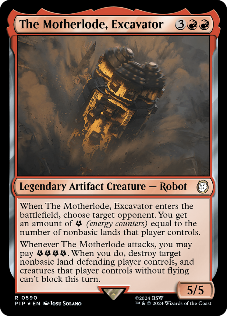 Image of The Motherlode, Excavator (Surge Foil) [Fallout]