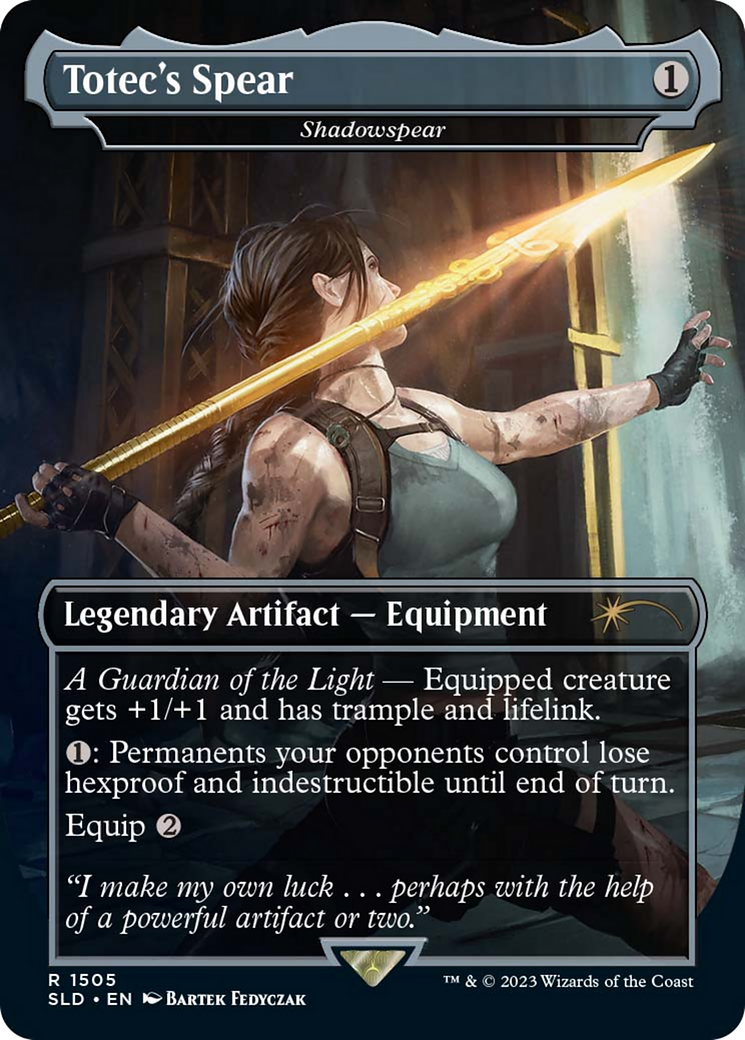 Image of Totec's Spear - Shadowspear [Secret Lair Drop Series]