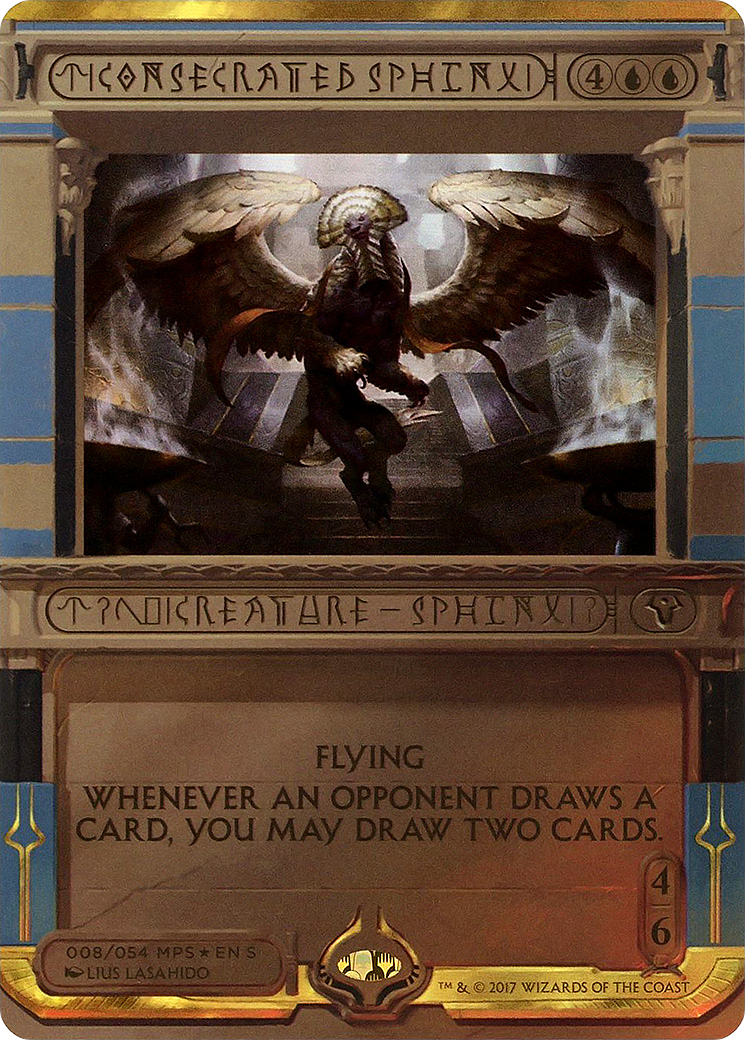 Image of Consecrated Sphinx (Invocation) [Amonkhet Invocations]